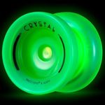 MAGICYOYO K2 Yoyo for Kids, Green Yoyo Glow in the Dark, Responsive Yoyo for Kids, Unresponsive Yoyo for Advanced Player, Professional Finger Spin Tricks Yoyo + 12 Yoyo Strings + Yoyo Bearing kit