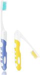 Ouligay 2Pcs Travel Toothbrush Kit Portable Toothbrush Soft Bristles Brushes Folding Toothbrush Collapsible Toothbrush for Adult Camping Hiking