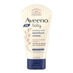 Aveeno Baby Soothing Relief Moisture Cream 140g | 24-Hour Protection for Dry, Itchy or Sensitive Skin | Natural oat extract | Fragrance-free, paraben-free, hypoallergenic | US #1 Pediatrician recommended