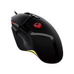 MEETION MT-G3325 Professional Wired Gaming Mouse, Up to 10000 DPI, 8 Programmable Buttons, 100 IPS Tracking Speed, Polling Rate 125-1000Hz MS, 5000 FPS, Aluminium Alloy Footpad, Compatible with PC/Mac