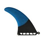 UPSURF Surfboard Single Fins Fiberglass Longboard Blue Honeycomb+Carbon 8Inch Surfing