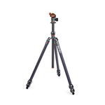 3 Legged Thing Pro Range 2.0 Winston 2.0 Kit Carbon Fibre Tripod System - Adjustable Camera Tripod with 3 Counterfold Detachable Legs for Monopod Conversion (WINSTONKITGREY2)