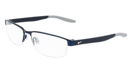 Nike 8138 Sunglasses, 405 Satin Navy Wolf Grey, 6 7/8