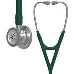 3M™ Littmann® Cardiology IV™ Diagnostic Stethoscope, 6155, Standard-Finish Chestpiece, Hunter Green Tube, 27 in (68 cm)