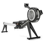 PODDAR FITNESS PL088 Air Rower Machine with LED Display, 10-Level Adjustable Resistance, Foldable Rowing Machine for Home & Commercial Gym, Full Body Cardio Workout Equipment