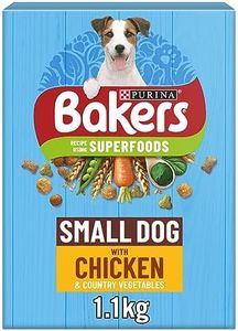 BAKERS Small Dog Chicken Dry Dog Food 1.1kg (Pack of 5)