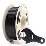 RepRapper PLA Plus Filament 1.75mm, PLA Pro PLA+ 3D Printer Filament, 2.2 LBS (1KG) Spool, Dimensional Accuracy +/- 0.03mm, Fit Most FDM Printers, Black