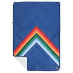 FUSCHL Outdoor Camping Blanket with Sherpa Fleece, Warm, Waterproof & Lightweight Blanket for Indoor and Outdoor use