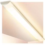 Viugreum 4ft LED Batten Light, Ceiling Tube Light, 4000K Neutral White, 230V, 40W, 4800 Lumen, 130 °Beam Angle, Ceiling Light for Office, Living Room, Bathroom, Kitchen, Garage, Warehouse