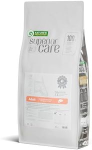 Nature's Protection Superior Care White Dogs Grain-Free Dry Dog Food - High Protein, Tear Stain Dog Food for Small & Mini Breeds Light Coated Adult Dogs, Fresh Pet Meal, Salmon, 22 lb