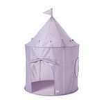 3 Sprouts Kids Play Tent Playhouse Castle with Recycled Fabric for Indoor and Outdoor Games in Purple Iris