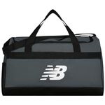 New Balance Duffel Bag, Medium Gym Bag Travel Luggage with Carry Handles and Adjustable Shoulder Strap, Dark Grey, Dark Grey, Duffel Bag, Medium Gym Bag Travel Luggage with Carry Handles and