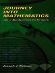 Journey into Mathematics: An Introd