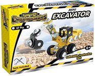 Construct IT Constructibles Excavator - 67 Pieces Toy Excavator Construction Set - STEM Toys for 6+ Year Old - Excavator Construction Toys - Build Your Own Toy Excavator