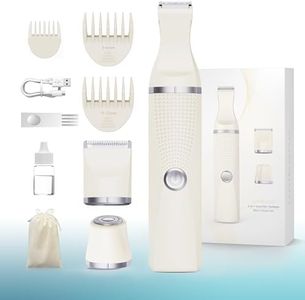 3-in-1 Electric Razor for Women,Pubic Hair Trimmer Bikini Trimmer Waterproof,Hari Trimmer for Women Rechargeable, Trimmers for Grooming,Lady Shaver