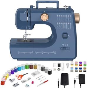Portable Sewing Machine for Beginners with 16 Built-in Stitches, 12V 24W