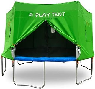 JumpTastic 14Ft Trampoline Tent with 2 Pack 32.8ft Ball String Lights, Fit for 14Ft Straight Pole Trampoline (Straight Trampoline Pole, 14Ft Trampoline)