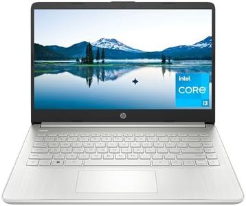 HP 14 inch Laptop, HD Display, 12th Generation Intel Core i3-1215U, 8 GB RAM, 256 GB SSD, Intel UHD Graphics, Windows 11 Home in S Mode, 14-dq5009nr (2024)