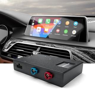 ANYFAR Wireless CarPlay Android Auto Adapter Decoder Retrofit Kit Fits BMW 2017-2018 X1 X2 X3 X4 X5 X6 MINI & 1-5 Series with EVO/MGU System, Supports Mirror Link/Camera/USB Drive/Navigation etc