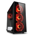 Computer Case With Red Led