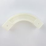 White Track Corner Bend£¨1 pcs£©, TOM TOOL Upgraded Aluminum Curtain Track -Special Accessories for Medium square rail