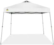 CROWN SHADES 9x9 Pop Up Canopy Tent, Outdoor Canopy with Roller Bag, Slant Leg Pop Up Tent Sports Shelter