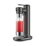 Sage - The InFizz Fusion Home Soda Maker - for Sparkling Water, Juice, Tea, Cocktails and All Fizzy Drinks, Black Noir