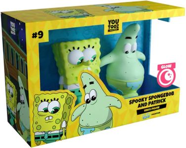 Youtooz Spooky Spongebob 4" Inch Viny Figure, Collectible Spooky Spongebob & Patrick 2 Pack Figure by Youtooz Spongebob Squarepants Collection