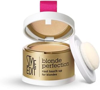 Style Edit Root Touch Up Powder | Temporary Color for Medium Blonde, Dark Roots, Highlights and Grays | Mineral-Infused Concealer for Thinning Hair and Hairline | 0.14 oz.