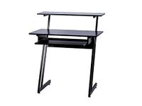 Monoprice Recording Studio Desk with Raised Platform and Keyboard Tray, Studio Workstation, Stable & Lightweight, For Home Studio - Stage Right Series, 625919