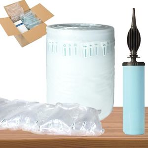 500 Count Air pillows for Shipping With Pump, 3.54"x7.87" Air Bags Packaging Filler, Purse Stuffing to Keep Shape, Business Packing Materials for Shipping & Moving, Alternative to Packing Peanuts