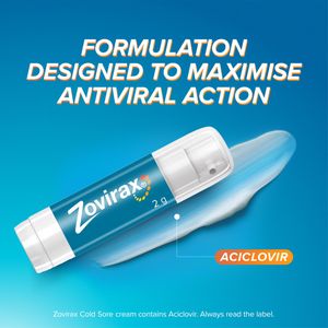 Zovirax Cold Sore Cream 2g – Antiviral Treatment