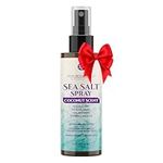 Coconut Sea Salt Spray for Hair - Texturizing Salt Water Spray for Hair with Castor Oil, Aloe Vera, Red Algae Extract, Kelp -Salt Hair Spray (8.8 Oz)