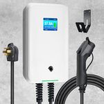 Morec EV Charging Station 40A NEMA 14-50 EV Charger Level 2 8.8KW 220v-240v Electric Vehicle Charger Station 20Feet Cable (6.1M)