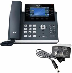 Yealink T46U IP Phone - Power Adapters Included - 1 Year Manufacturer Warranty - Unlocked can be Used with Any VoIP Provider