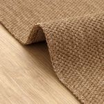 DAPHNE HOME DECOR Jute Area Rug, Machine Washable Rug For Indoor & Outdoor, Garden, Kitchen, Bedroom, Dining Room and Living Room, Kid Pet Friendly, Woven Rug (Light Brown - Java, 80X150 CM)