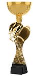 Trophy Monster Classic American Football Cup Award Free Engraved Plate | Bulk Trophies Deal | for Clubs & Leagues | Made from Printed Acrylic (3 sizes)