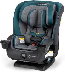 Safety 1st EverSlim 4-in-1 Convertible Car Seat, SecureTech Chest Clip, Ultra-Slim, 4-Mode Infant to Booster, Baby Car Seat, Fits 5-100 lbs, Memory Foam, Fiddlehead