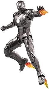 LonullyMege 7 inch Light Up Ironman Action Figure-2022 New Released Exquisite Painting All Joints Movable Collection Mark Doll (LED MK2)