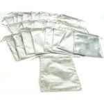 24 Pouches Silver Gift Bag Drawstring Jewelry 5" New