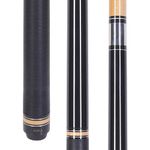 ASKA Heavy Hitter Black Jump Break Cue Stick, 3pc Cue, Jump/Break Cue. 13-mm Tip, Hard Rock Canadian Maple Shaft (JBC BLK, 25-Ounce)