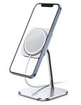 Lamicall Phone Stand for MagSafe Charger - Adjustable Aluminum Charging Dock Standby Holder Mount Cradle Desk for iPhone 15, 15 Plus, 15 Pro, 15 Pro Max, 14 13 12 Series [Charger is not Included]