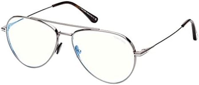 Tom Ford FT 5800-B BLUE BLOCK Shiny Anthracite/Blue Filter 56/15/145 unisex Eyewear Frame