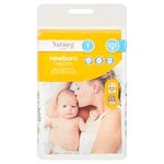 Nutmeg Baby Newborn Size 1 2-5kg/4-11lbs, 50 Nappies