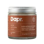 Dapr. Hair Setting Clay (100 grams) for Sculpted Hair | Medium Hold| | Matte Finish| |Adds Texture|