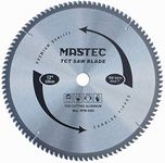 MASTEC 12-Inch 100 Tooth TCG for Aluminum and Non Ferrous Metals Cutting Saw Blade with 1-Inch Arbor