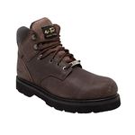AdTec Men s 6 Inch Steel Toe 9328 Work Boot Brown 11 2E US
