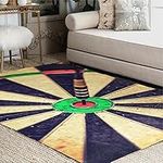 ALAZA Vintage Hitting Target Dart Area Rug Rugs for Living Room Bedroom 7' x 5'