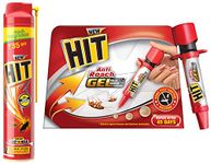Hit Anti Roach Gel - Cockroach Killer (20G) & Crawling Insect Killer Cockroach Killer Spray (400Ml) | Instant Kill | Deep-Reach Nozzle | Fresh Fragrance, Pack of 1