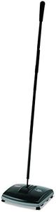 Rubbermaid Commercial Galvanized Steel Floor and Carpet Sweeper, 9.5-Inch Length x 8-Inch Width x 44-Inch Height, Black (FG421288BLA)